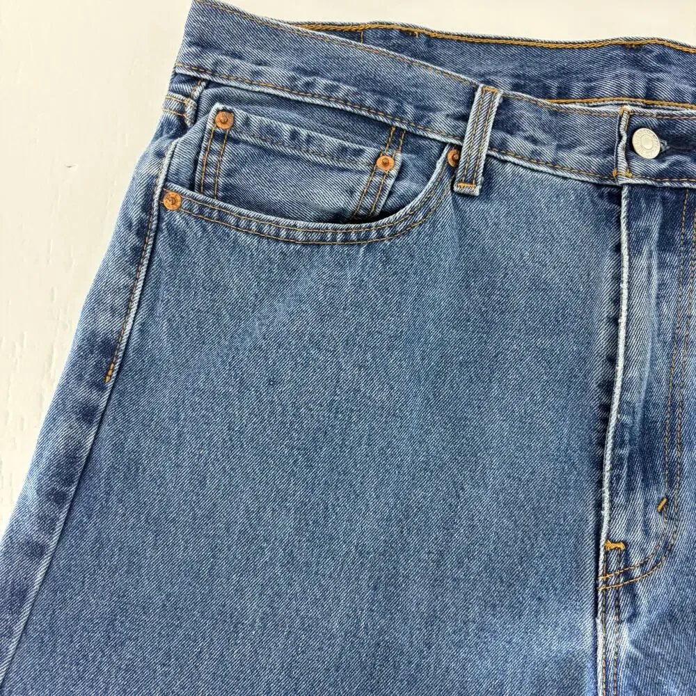 Levi's Men's Straight Jeans - Medium Blue Denim